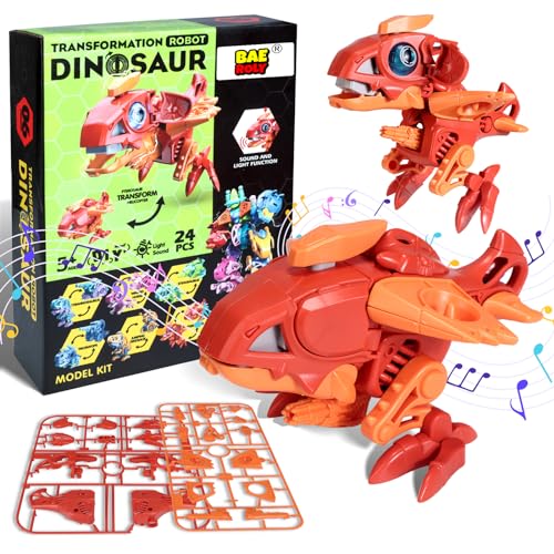 Baeroly Transformierender Roboter Dinosaurier Spielzeug - Pterosaurier und Hubschrauber Transformation, Actionfiguren - Spielzeug für Jungen von Baeroly