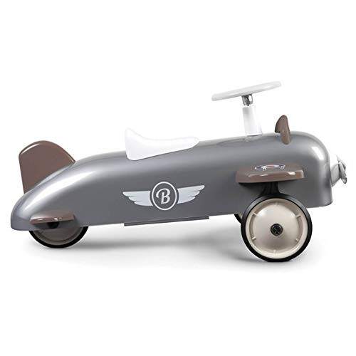 Baghera 878 - Rutscher Flugzeug, grau, 75x48x37 cm, 1-3 Jahre, Rutschauto von Baghera