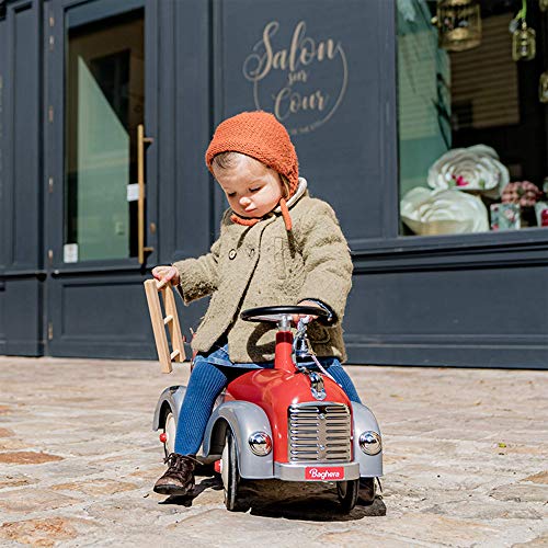 Baghera Speedster Feuerwehr | Rutschfahrzeug Feuerwehrauto für Kinder mit zahlreichen lebensechten Details | Rutschauto für Kinder ab 1 Jahr von Baghera