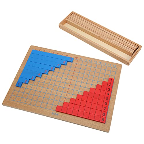 Bagima Numerisches Additions- und Subtraktionsbrett aus Holz, Mathematik-Spielzeug, Montessori-Mathe-Spielzeug, Material Kleinkinder, Kinder Im Kindesalter von Bagima