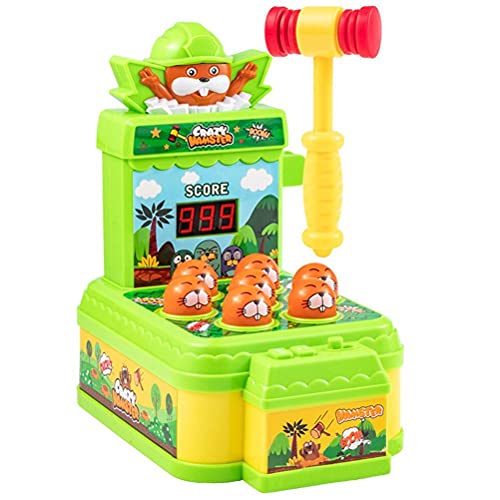 Bagima Whack-a-mole Spiel, elektronisches Mini-Arcade-Spielzeug, Hammerspiel-Spielzeug, interaktives Puzzlespiel für Kleinkinder, Kinder, Mädchen und Jungen im Alter von 3-6 Jahren. von Bagima