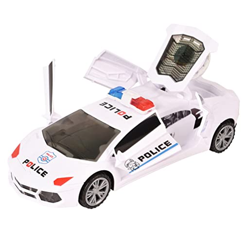 BagimaKids Türöffnung Polizeiauto Spielzeug Neues Modell Polizeiauto Kinder 360 Grad Drehbare Moderne Polizeiautos mit Licht und Sound Polizeiauto von Bagima