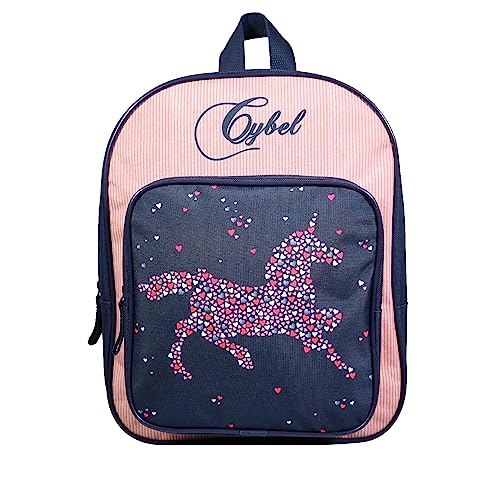 BAGTROTTER Rucksack 31 cm mit Kindergartentasche Cybel Pferd Einhorn Blau und Rosa von Bagtrotter