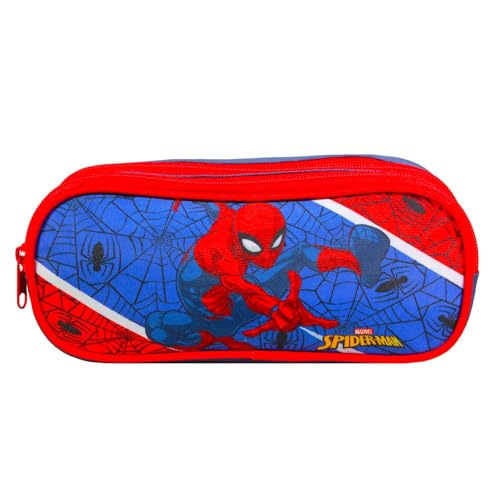 Bagtrotter Schulranzen mit 2 Fächern Spider-Man Blau von Bagtrotter