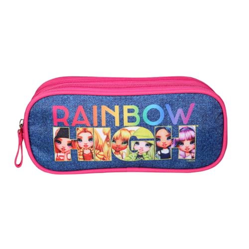 Bagtrotter Schulmäppchen 2 Fächer Rainbow High Multicolor von Bagtrotter