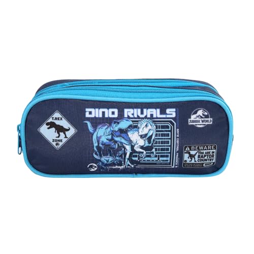 Bagtrotter Schulranzen 2 Fächer Jurassic World Blau von Bagtrotter