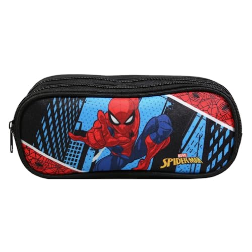 BAGTROTTER Schulranzen 2 Fächer Marvel Spider-Man Blau von Bagtrotter