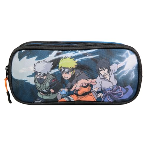 Bagtrotter Schulranzen mit 2 Fächern Naruto Blau von Bagtrotter