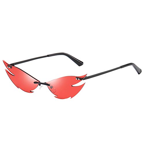 Festival Accessoires Damen Disco Travel Sonnenbrille Schicke Lustige Festival Zubehör Outdoor Transparent Sonnenbrillen Stylisch Hawaii Party Brillen Bunt Coole Festival Brille Mode Sunglasses von Baiomawzh