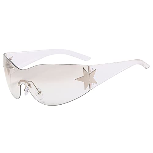 Festival Accessoires Witzig Lustige Sonnenbrillen Schicke Outdoor Sonnenbrille Stylisch Hawaii Festival Zubehör Transparent Mode Sunglasses Coole Lustig Party Brillen Hippie Festival Brille von Baiomawzh