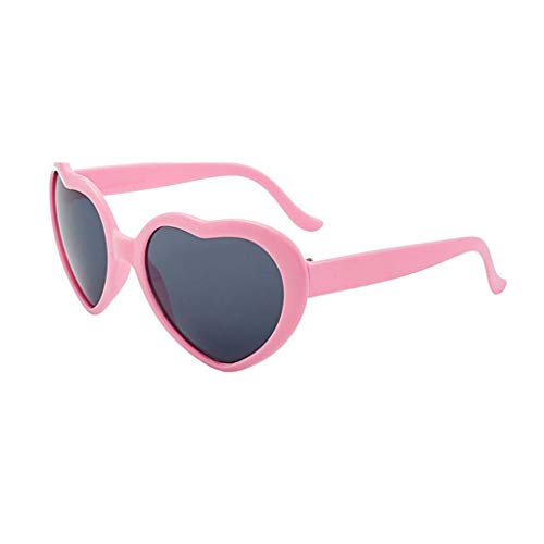 Festival Sonnenbrille Herz Lustig Hippie Sunglasses Bunt Travel Festival Brille Outdoor Coole Sonnenbrillen Schicke Transparent Sonnenbrille Lustige Stylisch Festival Zubehör Witzig Party Brillen von Baiomawzh