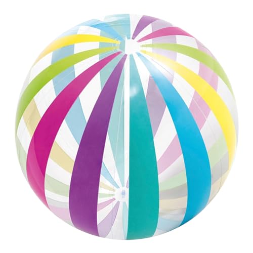 Bajbumgn Aufblasbarer Strandball,Aufblasbarer Strandball - Regenbogenfarbenes Schwimmspielzeug Für Wasserspiele Garten Camping See Familien Kinder Jugendliche Bajbumgn Aufblasbarer Strandball,Aufblasbarer Strandball - Regenbogenfarbenes Schwimmspielzeug Für Wasserspiele Garten Camping See Familien Kinder Jugendliche von Bajbumgn