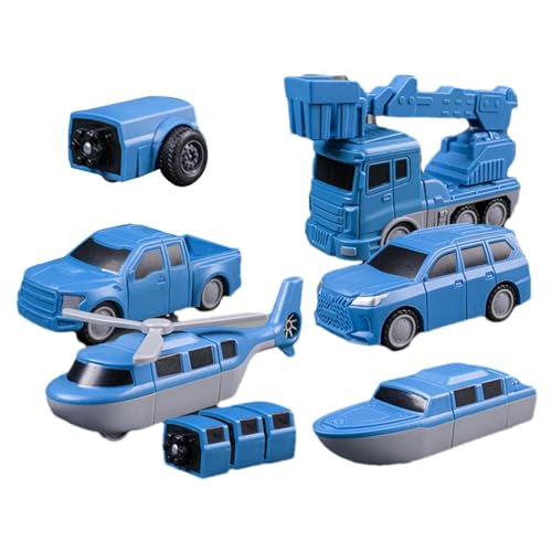 Bajbumgn Magnetic Transform Engineering Car Assembled Toys, Auto Kombinierte Roboter Kinder Spielzeug, Transformation Roboter Kinder, Roboterfahrzeug-Baustein-Montagespielzeug von Bajbumgn