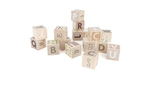 Bajo Wooden Toys 92340 Earth Colours alphabet von Bajo