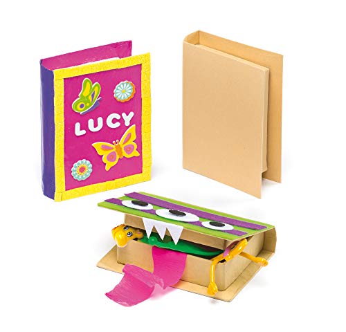 Baker Ross EK3067 Ross Bücher mit Geheimfach - für Kinder zum Basteln und Dekorieren - zur Aufbewahrung - 3 Stück, Braun Baker Ross EK3067 Ross Bücher mit Geheimfach - für Kinder zum Basteln und Dekorieren - zur Aufbewahrung - 3 Stück, Braun von Baker Ross