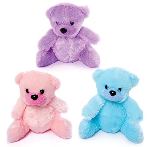 Baker Ross FC932 Teddybär Plüschtier-3er Pack, Kuscheltiere, Stofftiere für Kinder von Baker Ross