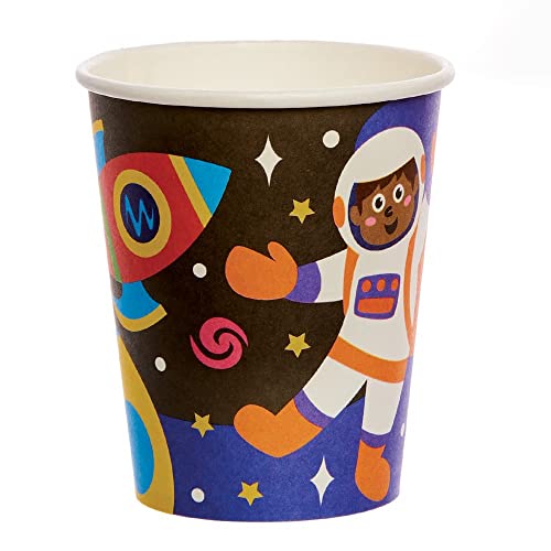 Baker Ross FX318 Weltall Partybecher-10 Stück, Trinkbecher aus Papier für den Kindergeburtstag von Baker Ross