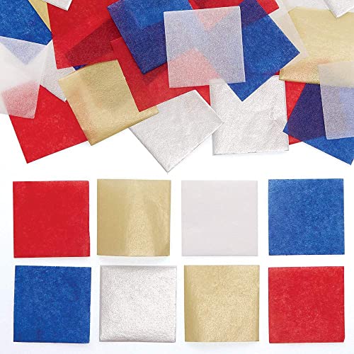 Baker Ross Jubilee Tiss ue PJ114 Papierquadrate, 4000 Stück Baker Ross Jubilee Tiss ue PJ114 Papierquadrate, 4000 Stück von Baker Ross