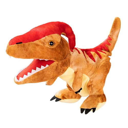 Dinosaurier Handpuppe Spielzeug Plüschtier Handpuppe Spielzeug mit beweglichem Mund Erwachsene Kinder Kleinkinder Stofftierpuppen zum Geschichtenerzählen Lehren Rollenspiel von BakerMiche