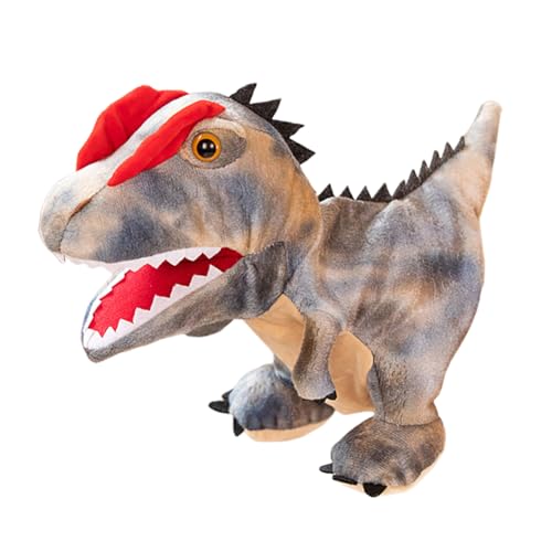 Dinosaurier Handpuppe Spielzeug Plüschtier Handpuppe Spielzeug mit beweglichem Mund Erwachsene Kinder Kleinkinder Stofftierpuppen zum Geschichtenerzählen Lehren Rollenspiel von BakerMiche