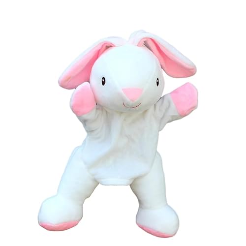 Handpuppen Löwe Stofftier Handpuppen mit beweglichem Mund Partygeschenke für Feiertage Zootier Handpuppen Plüschtierpuppe weiche ausgestopfte Handpuppen Geschichtenerzählspielzeug von BakerMiche