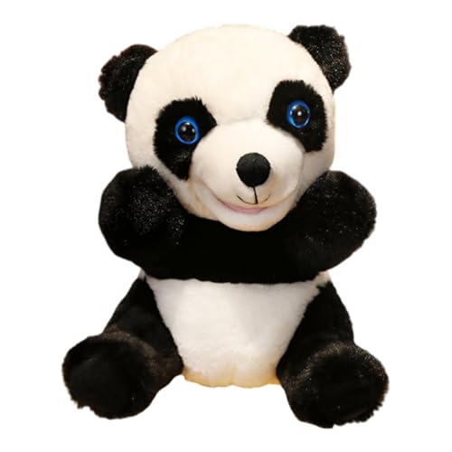 Kinder Handpuppen Plüsch Panda Puppe Handpuppenspielzeug Zootier Handpuppen Jungen Mädchen Rollenspiel Erzählrequisiten Partyzubehör für Feiertage von BakerMiche