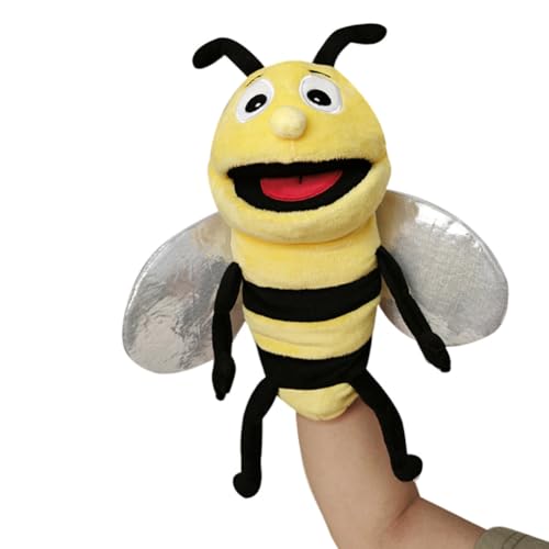 Plüsch Handpuppen für Kinder Schmetterlingspuppen mit beweglichem Mund Insekten Handpuppe Plüschfigur Stofftier Handpuppe Weihnachtsparty Geschenke für Kinder Jungen und Mädchen von BakerMiche