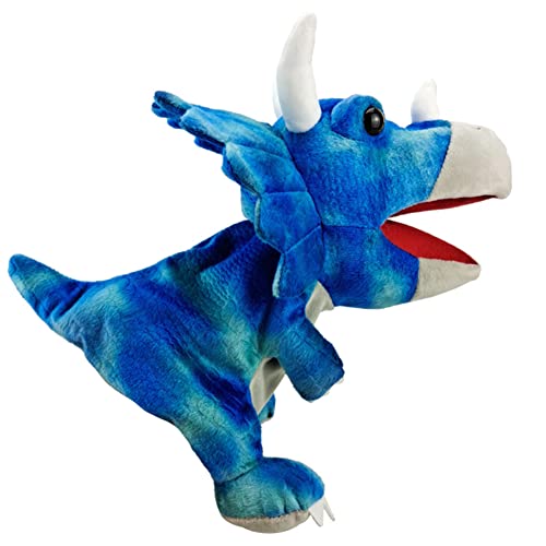 Dinosaurier Handpuppen Gefüllte Dino Spielzeug Cartoon Dinosaurier Modell Spielzeug Realistisches Dinosaurier Plüschtier Spielzeug Kuscheliges Stoffpuppen für Kinder Mädchen Jungen von Bakermiche