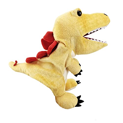 Dinosaurier Handpuppen Gefüllte Dino Spielzeug Cartoon Dinosaurier Modell Spielzeug Realistisches Dinosaurier Plüschtier Spielzeug Kuscheliges Stoffpuppen für Kinder Mädchen Jungen von Bakermiche