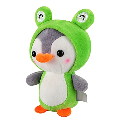 Mini Pinguin Schlüsselanhänger Flauschiges Stofftier zum Kuscheln Pinguin Plüschtier Kuscheltier Schlüsselbund Pinguin Figur Tier Spielzeug Gefüllte Pinguin Spielzeug DIY Schlüsselanhänger Zubehör von Bakermiche