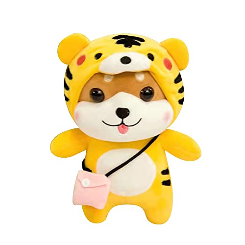 Shiba Inu Kuscheltier Hund Plüschtier Stofftier Plüsch-Hund Gefüllte Weiche Plushie Hunde Corgi Hund Plüsch Plüschtiere Animal Cartoon Baby Doll Weiche Puppe Hund Tiere Kissen Spielzeug für Kinder von Bakermiche