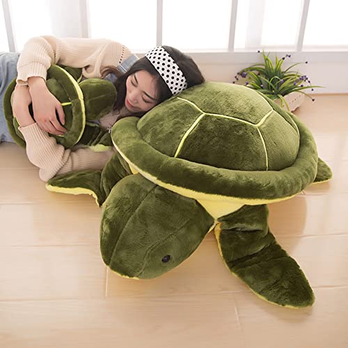 Turtle Figuren Plüschtiere Gefüllte Schildkröte Kuscheltier Puppen Plüschschildkröte Spielzeug Cartoon Entzückende Tier Spielzeug Meeresschildkröten Für Kinder Kleinkinder Geschenk für Geburtstage von Bakermiche