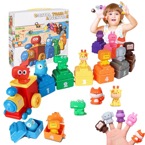 Balakaka Lernbauernhofzug zum Zählen Bunte Geschenkbox, Zug-Spielzeug mit 9 Bauernhoftieren und Wagen, Montessori Spielzeug Lernspielzeug für Kinder ab 1 2 3 Jahre Geburtstagsgeschenk Weihnachten Balakaka Lernbauernhofzug zum Zählen Bunte Geschenkbox, Zug-Spielzeug mit 9 Bauernhoftieren und Wagen, Montessori Spielzeug Lernspielzeug für Kinder ab 1 2 3 Jahre Geburtstagsgeschenk Weihnachten von Balakaka