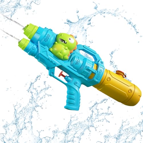 Balakaka Wasserpistole für Kinder 200 Schuss, Großer Reichweite Super Wasser Soaker Langstrecke 26FT, Niedliches Aussehen Wasserpistole für Sommer von Balakaka