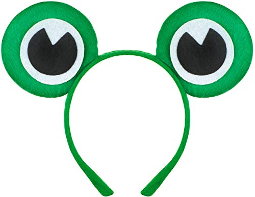 Balinco Frosch Haarreif | Haarreifen | Froschaugen | Crazy Frog Headband als Accessoire für das das perfekte Kostüm als Frosch für Erwachsene von Balinco