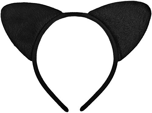 Balinco Katzenohren Haarreif Cat Ears Katze Katzen für Damen/Frauen und Mädchen zum Karneval von Balinco