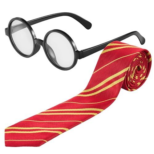 Balinco Zauberer Set – Krawatte & runde Brille | Perfektes Zauberer-Kostüm-Accessoire für Karneval, Fasching, Mottoparty & Cosplay | Für Kinder & Erwachsene | Magisches Verkleidungs-Set Balinco Zauberer Set – Krawatte & runde Brille | Perfektes Zauberer-Kostüm-Accessoire für Karneval, Fasching, Mottoparty & Cosplay | Für Kinder & Erwachsene | Magisches Verkleidungs-Set von Balinco