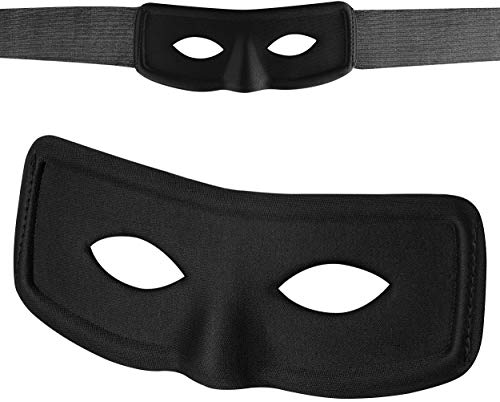 Panzerknacker Maske | Bandit | Zorro | Räuber | Dieb | Einbrecher | Bankräuber - Accessoire für Erwachsene & Kinder zum Karneval/Fasching von Balinco