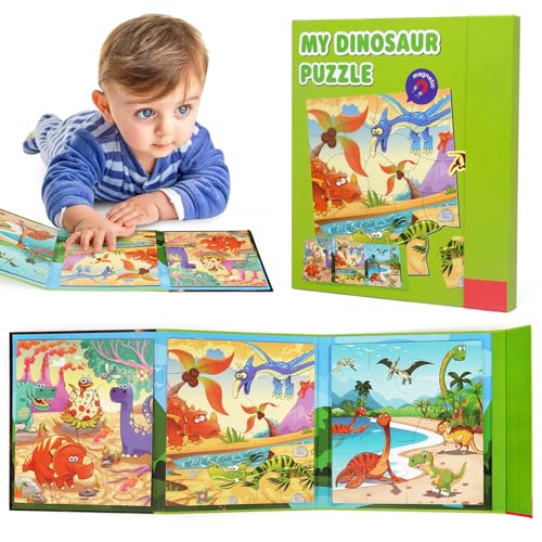 Ballery Kinderpuzzle Magnet, Magnetische Puzzles für Kinder im Alter, Puzzle Beschäftigung Für Kinder Im Flugzeug & Autofahrt, Schwierigkeitsgrade Lernspielzeug für Kinder 3 4 5 Jahren von Ballery