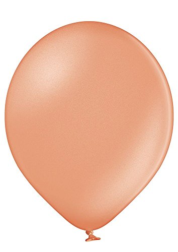 Ballonheld 25 Luftballons metallic rose Gold Qualitätsballons Ø ca. 27cm B85 (Standardgröße) von Ballonheld