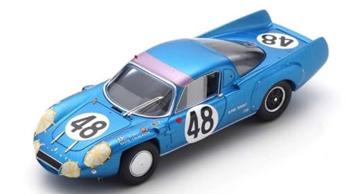 Modell in Maßstab, kompatibel mit Alpine A210 N.48 12th LM 1967 R.DE LAGENESTE-J.CHEINISSE 1:43 SPARK MODEL S5689 von BaloccoModel