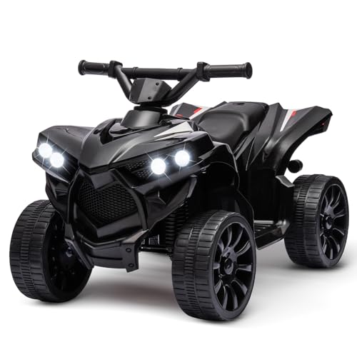 6V Elektrisches Quad für Kinder, Elektroauto Kinder ATV Mit Musik, Hupe, LED-Scheinwerfer, 70 x 42 x 45 cm, für Kinder 3+ Jahre von Baloveby