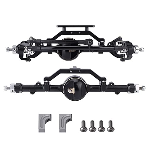 Balrbex Neue CNC Metall D90 Vorder- und Hinterachse für 1/10 RC Crawler D90 D110 Gelande II Yota II Achs-Upgrade-Teile von Balrbex