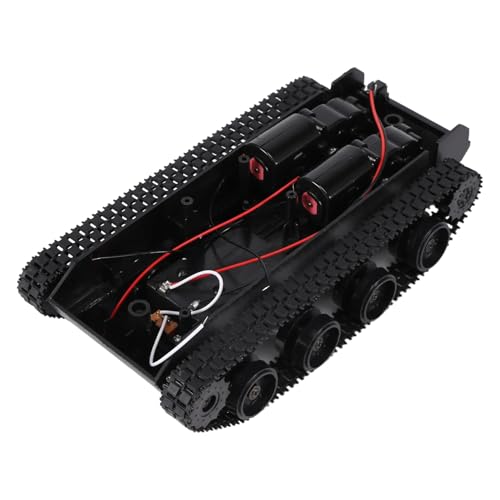 Balrbex Rc Tank Smart Roboter Tank Auto Chassis Kit Gummiraupenkette für 130 Motor DIY Roboter Spielzeug für Kinder von Balrbex