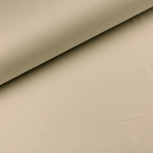 Baumwolljersey Solid Stoff 160cm 02 Creme - 50cm von Balsløw