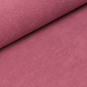 Fleece Stoff 165cm 241 Dunkel Rosa - 50cm von Balsløw