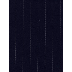 Gabardine mit Nadelstreifen breit 150cm 008 Schwarz - 50cm von Balsløw