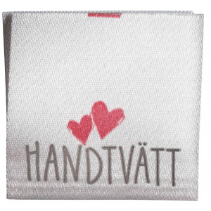 Etikett Svensk Handtvätt Handmade Weiß - 1 Stk. von Balsløw