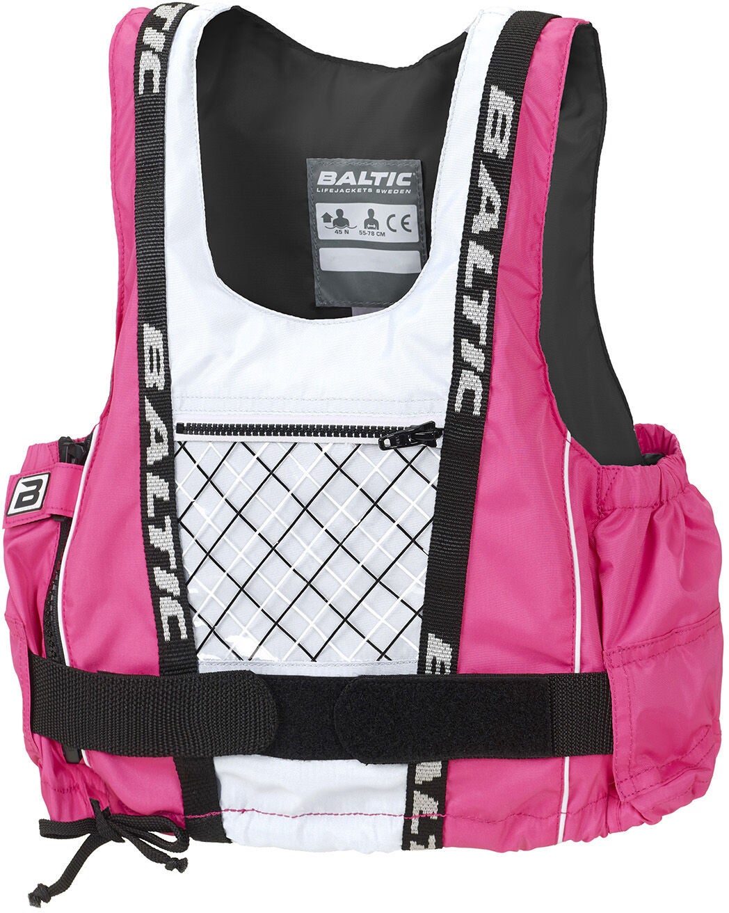 Baltic Dinghy Pro Rettungsweste, Pink/White, 25-40kg von Baltic