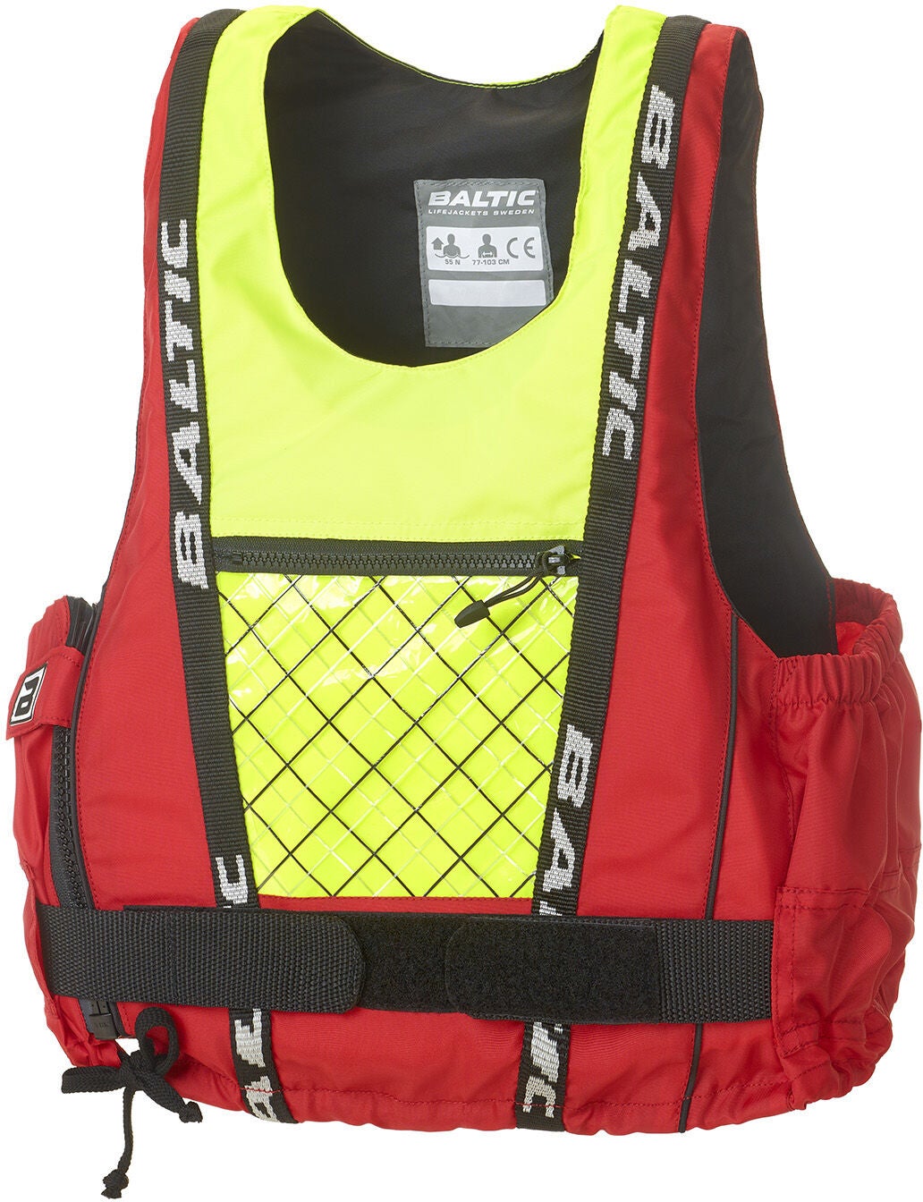 Baltic Pro Rettungsweste, Rot/Gelb, 25-40kg von Baltic